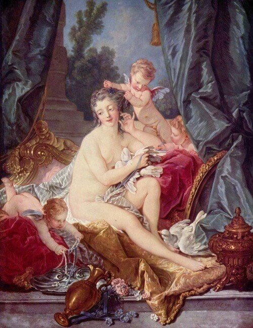 Fig. 2: François Boucher, <em>The Toilet of Venus</em> (1751), in New York, Metropolitan Museum of Art