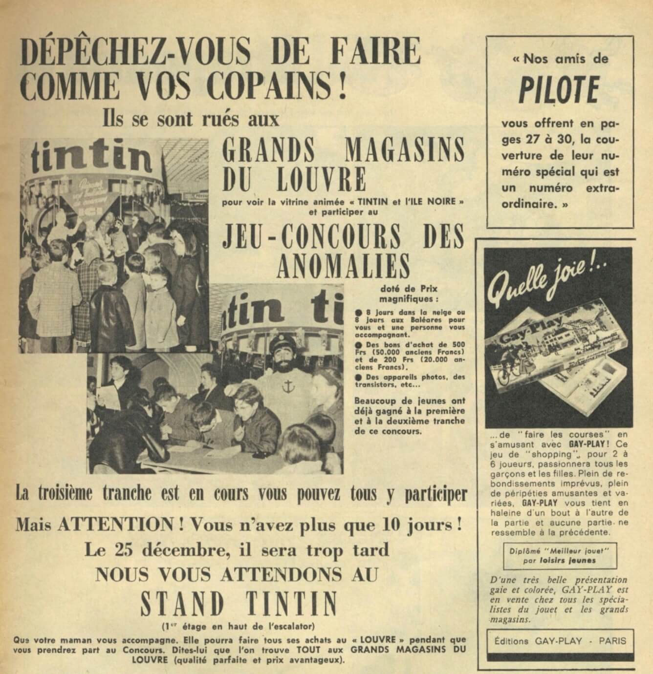 Tintin : Journal Des Jeunes De 7 A 77 Ans 22 Simple (dargaud)