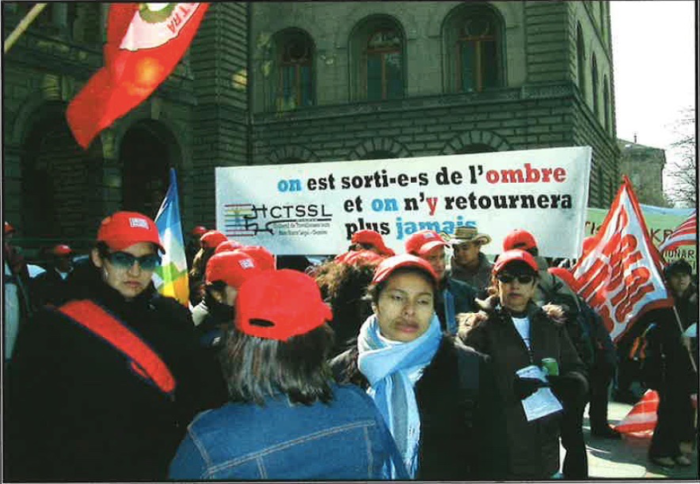people protesting