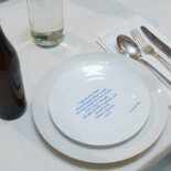 poem on a plate